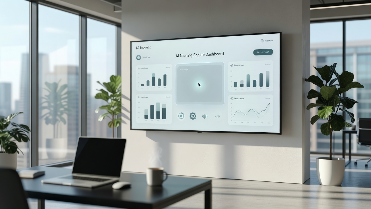 Namelix AI Naming Engine Dashboard Interface Preview